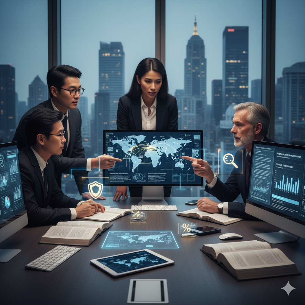 SDBA & Co. Tax Guide Background in Black